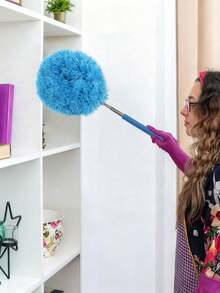 Extendable Microfiber Ceiling Fan Duster, Washable, Suitable For High Ceilings, Furniture And Car Cleaning, Multi-Functional Dusting Cleaning Tool, Easy To Clean Home Supplies - multicolor - View 5