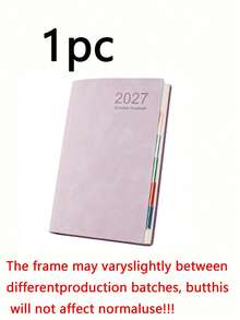 2027 Minimalist Multi-Color Planner Notebook - multicolor - View 18