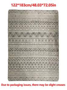 5ft X 8ft Waterproof Outdoor Rug, Reversible Plastic Straw Indoor Outdoor Patio Carpet For RV, Porch, Deck, Backyard, Camper, Balcony, Picnic, Grey And White - multicolor - View 12