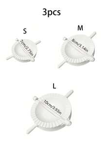 3 Pieces Pasta Mold, Diy Pasta Mold, Pasta Maker Machine, Dough Roller, Quick And Easy Pasta Maker, Plastic Pasta Mold For Perfect Pasta, Handmade Pasta Maker, Plastic Pasta Mold, Quick Pasta Clip, Ideal Diy Tool For Making Calzones - White - View 12