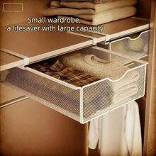 Detachable Storage Basket For Closet, Bra Organizer, Drawer Underwear And Socks Organizer, College Dorm Necessities, Drawer Organizer And Hanging Shelf, Mesh Multi-Functional Storage Basket, Detachable Organizer To Save Space In Closet, Cabinet - View 4