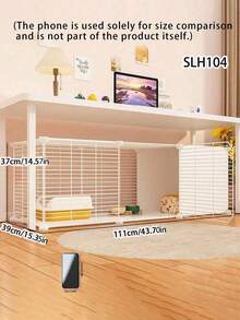 Integrated Cat Condo For Indoor Use, Multi-Functional Cat Cage House With Spacious Design, Suitable For Teddy And Short-Haired Cats, Comfortable Indoor Pet Nest For Small To Medium Cats - Multicolor - View 3
