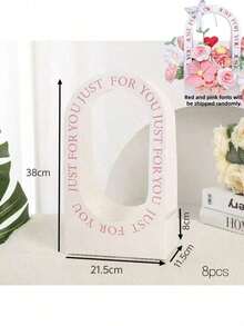 Foldable Paper Basket Set, Handheld Wedding Bouquet Gift Bags, Flower Wrapping, Flower Arrangement Baskets, Wedding Gift Decor, Ideal For Mother'S Day, Father'S Day, Eid Al-Adha, Flower Bouquet Wrapping - Multicolor - View 9