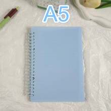 1PC/2/4PCS A4/A5 60 Sheets Spira Blank Notebook, Detachable Pages For DIY Assembly, Portable Ledger For School Office, Teacher's Day Graduation Gift - Multicolor - View 15
