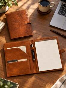 Multi‑Color Embossed A4 Portfolio Folder Multi‑Functional Clip Board Document Holder For Business Office Multi‑Scenario Use - multicolor - View 2