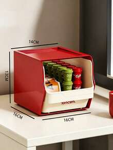 Haus Hana 1pc Wall Mount Tea Bag Storage Organizer, Snack & Instant Coffee Rack, Beverage Sundry Storage Box For Coffee Table Desktop - Multicolor - View 11