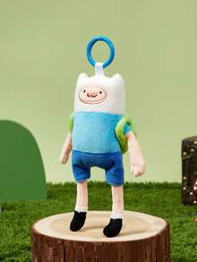 ADVENTURE TIME X POKOJA LAND ,A Co-Branded 3D Plush Keychain, Classic Design, Can Be Hung On Bags, Key Chains, Schoolbags, Etc., Suitable For People Of All Ages Including Teenagers And Adults. - Blue - View 7