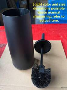 1Set Toilet Brush Set Plastic Cleaner Holder Base Simple Design For Bathroom Deep Cleaning High Quality Trending Now - Multicolor - View 9