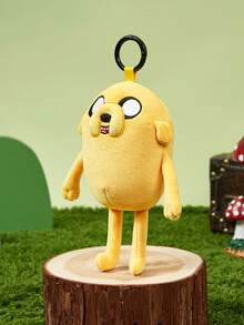 ADVENTURE TIME X POKOJA LAND ,A Co-Branded 3D Plush Keychain, Classic Design, Can Be Hung On Bags, Key Chains, Schoolbags, Etc., Suitable For People Of All Ages Including Teenagers And Adults. - Yellow - View 5