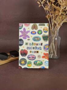 1/2Pcs Kawaii Fruit Sticker Book, Macaron Color Letter Stickers For DIY Scrapbook Journal, Cute Aesthetic Decals For Planner Notebook School Supplies - A - View 2