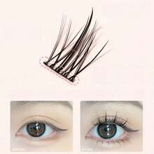 Glueless Fake Eyelashes Self-Adhesive Strip, No Glue Needed, Waterproof, Reusable & Long-Lasting Adhesive, Lash Extension Tools, Self-Adhesive Lash Strips, Lash Adhesive Alternative - Multicolor - View 9