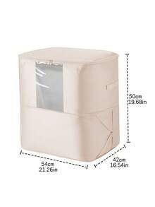 Foldable Quilt Storage Compression Bags, Dustproof Moisture Proof Organizer Pouches For Down Jackets, Moving Clothes Packing Storage Bags - Multicolor - View 9