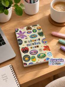 1/2Pcs Kawaii Fruit Sticker Book, Macaron Color Letter Stickers For DIY Scrapbook Journal, Cute Aesthetic Decals For Planner Notebook School Supplies - A - View 1