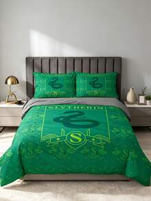 HARRY POTTER X Joivida 2/3 Pieces 100% Polyester Bedding Set, Soft And Skin-Friendly, All-Season Modern Polyester Bedding Collection, 1 Duvet Cover + 1/2 Pillowcases (No Comforter Included) - Multicolor - View 6