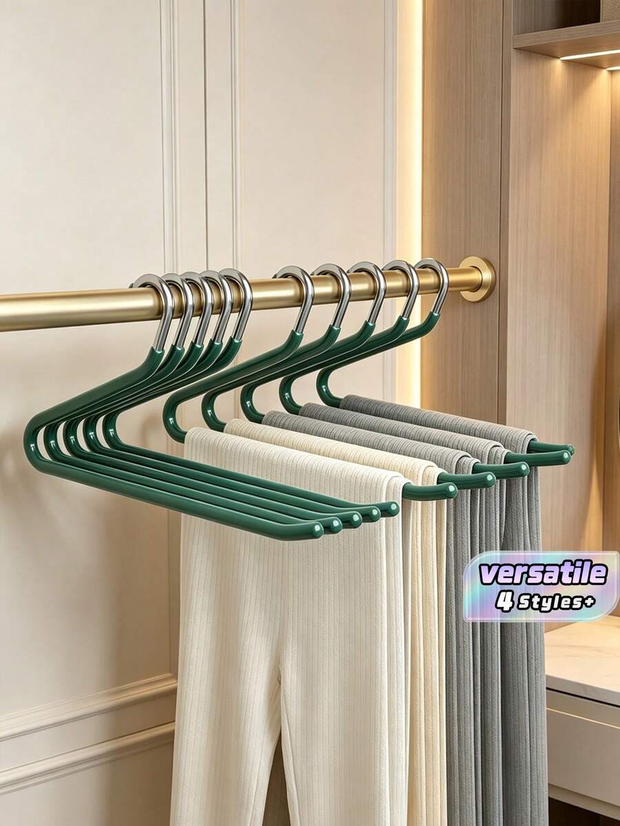 Goose Shaped Pants Rack, No Trace, Anti Slip, Household Pull-Out Pants Hanging, Stainless Steel Thick Wardrobe Shaped Hanging, Pants Storage. - Multicolor - View 1
