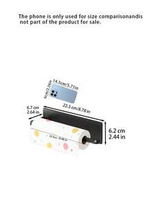 Sticky‑On Kitchen Paper Towel Holder, No‑Drill Under‑Cabinet Wall Mount Towel Rack, Self‑Adhesive Roll Holder For Kitchen, Bathroom, Refrigerator Side - Multicolor - View 3