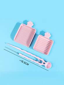 1PC Fuse Bead Accessory Tool Set, Sorting Tray Tweezers Bead Pen Scoop Pegboard For Pixel Art Classroom DIY Craft - Multicolor - View 2