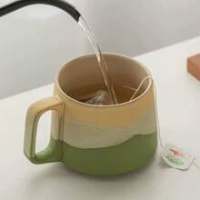 1pc 300ml Ceramic Mug, Adorable Couples Coffee/Tea Cup, Suitable For Home/Office, Back To School - Mug - View 4
