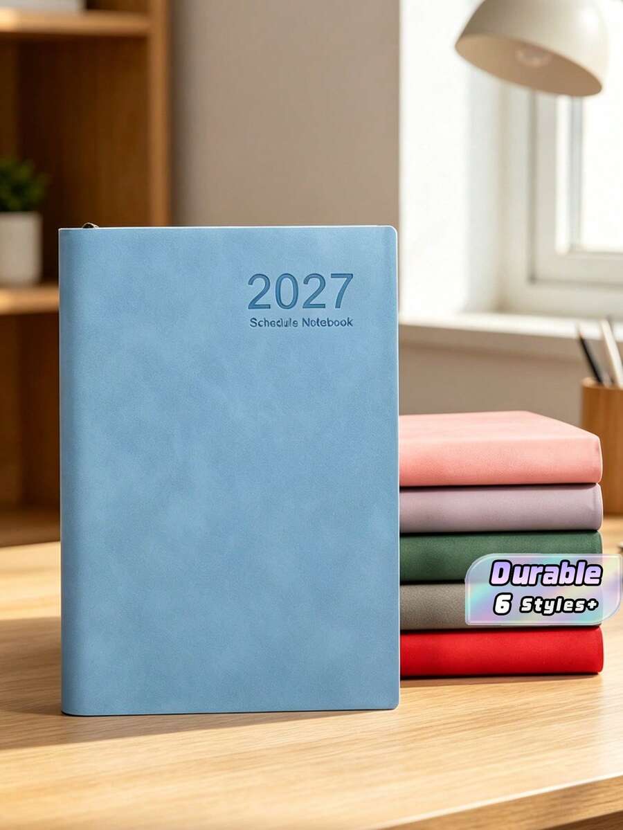 2027 Minimalist Multi-Color Planner Notebook - multicolor - View 1