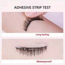 Glueless Fake Eyelashes Self-Adhesive Strip, No Glue Needed, Waterproof, Reusable & Long-Lasting Adhesive, Lash Extension Tools, Self-Adhesive Lash Strips, Lash Adhesive Alternative - Multicolor - View 6