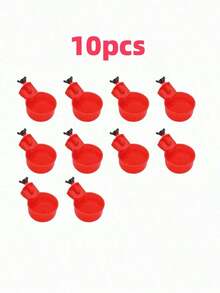 2-15 Piece Professional Chicken Feeder, Large Capacity Bird Feeder Suitable For Ducks, Chickens, Geese, Turkeys, Rabbits And Other Birds, Comes With A Hole Punching Tool For Assembly - Multicolor - View 16