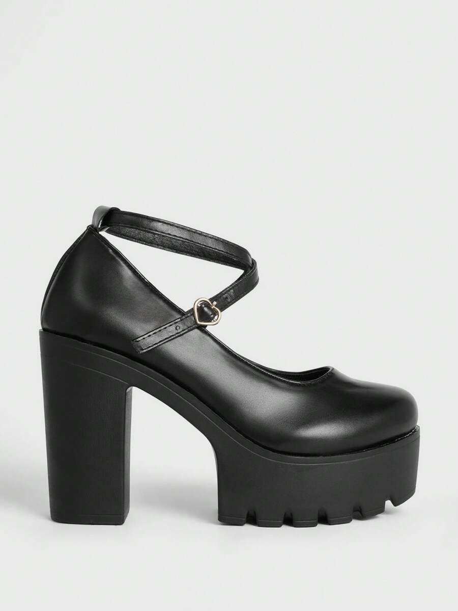 Sugerpunk Women's High Heels, Gift For Girlfriend Fall Shoes - Black - View 1