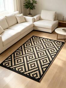 5ft X 8ft Waterproof Outdoor Rug, Reversible Plastic Straw Indoor Outdoor Patio Carpet For RV, Porch, Deck, Backyard, Camper, Balcony, Picnic, Grey And White - multicolor - View 8
