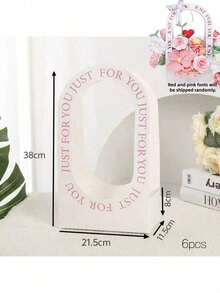 Foldable Paper Basket Set, Handheld Wedding Bouquet Gift Bags, Flower Wrapping, Flower Arrangement Baskets, Wedding Gift Decor, Ideal For Mother'S Day, Father'S Day, Eid Al-Adha, Flower Bouquet Wrapping - Multicolor - View 14