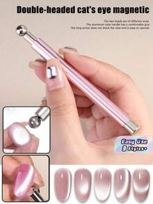 1 Set Strong Multi Functional For Gel Polish DIY Home Salon With Steel Ball Wooden Tools Must Have Beauty Accessory - Steel Ball - View 1
