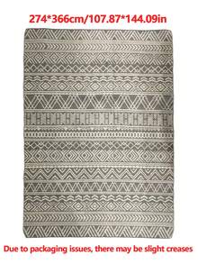 5ft X 8ft Waterproof Outdoor Rug, Reversible Plastic Straw Indoor Outdoor Patio Carpet For RV, Porch, Deck, Backyard, Camper, Balcony, Picnic, Grey And White - multicolor - View 10