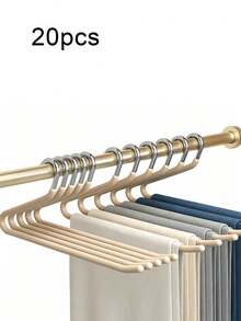 Goose Shaped Pants Rack, No Trace, Anti Slip, Household Pull-Out Pants Hanging, Stainless Steel Thick Wardrobe Shaped Hanging, Pants Storage. - Multicolor - View 15