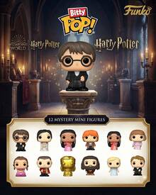 Funko 1 قطعة حقيبة عمياء من فانكو بيتي بوب عالم السحر هاري بوتر، 1 قطعة شخصية فينيل صغيرة عشوائية، ديكور عرض على المكتب والرف - متعدد الألوان - مشاهدة 1