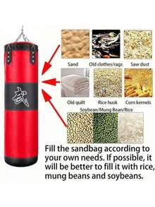 Hanging Punching Bag Set For Adults, Hollow Thickened Boxing Punching Bag, Taekwondo Martial Arts Fitness Equipment, Training Sandbag For Teenagers - Multicolor - View 5
