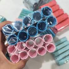 94-Piece Random Color Plastic Cold Perm Curling Rod Set, Japanese Style Professional Salon Hair Curling Rods, Hair Styling Tools, Elastic Perm Rubber Bands, Heatless Curls, Women'S Hair Accessories, 10 Sizes - Multicolor - View 4