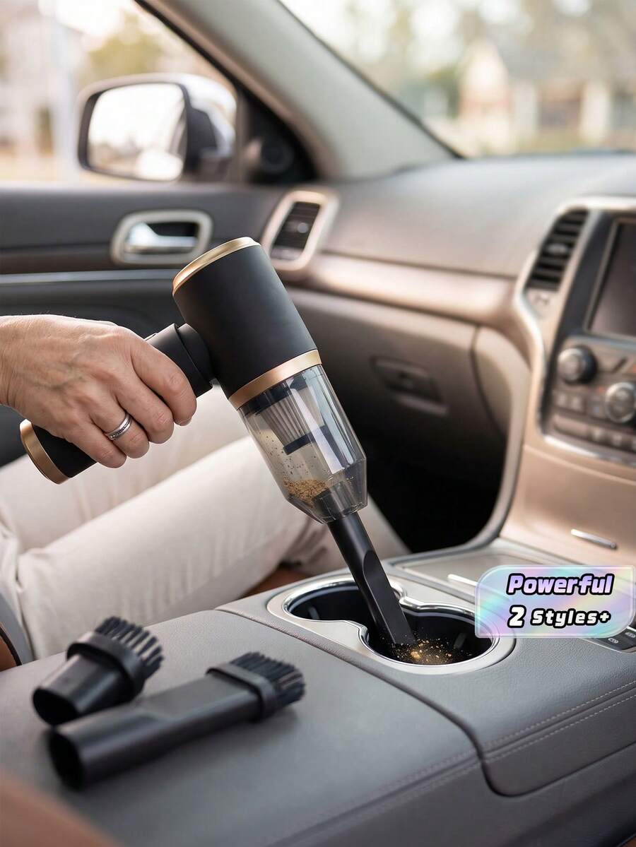 This Car Vacuum Cleaner Gift Set . This Powerful Cordless Vacuum Cleaner Is Suitable For Both Car And Home Use, Featuring Strong Suction Power, Protection,And Powerful Suction. - multicolor - View 1