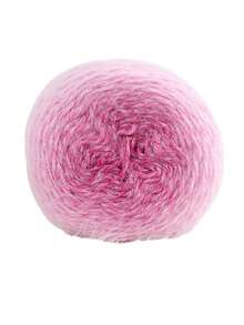 1pc Gradient Long Plush Yarn DIY Kit, Soft Non‑Shedding Yarn For Knit Rose Bouquet & Seven‑Point Star Blanket - 200 Grams - View 2