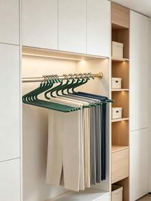 Goose Shaped Pants Rack, No Trace, Anti Slip, Household Pull-Out Pants Hanging, Stainless Steel Thick Wardrobe Shaped Hanging, Pants Storage. - Multicolor - View 6