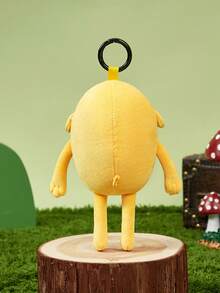 ADVENTURE TIME X POKOJA LAND ,A Co-Branded 3D Plush Keychain, Classic Design, Can Be Hung On Bags, Key Chains, Schoolbags, Etc., Suitable For People Of All Ages Including Teenagers And Adults. - Yellow - View 7