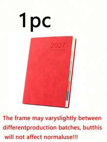 2027 Minimalist Multi-Color Planner Notebook - multicolor - View 20