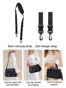 SHEIN Waterproof Stroller Storage Bag, Storage Bag, Multi-Functional Can Be Worn Or Hung, Suitable For Baby Mothers To Go Out - Multicolor - View 6