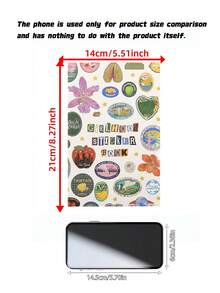1/2Pcs Kawaii Fruit Sticker Book, Macaron Color Letter Stickers For DIY Scrapbook Journal, Cute Aesthetic Decals For Planner Notebook School Supplies - A - View 4