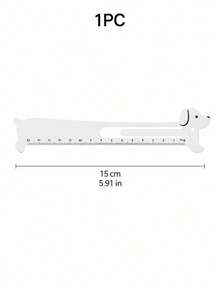 Haus Hana 1pc 15cm Metal Ruler Bookmark, Slim Straight Metric Page Marker, Portable Measuring & Drawing Stationery For Reading, School, Office & Gift - multicolor - View 14