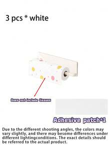 Sticky‑On Kitchen Paper Towel Holder, No‑Drill Under‑Cabinet Wall Mount Towel Rack, Self‑Adhesive Roll Holder For Kitchen, Bathroom, Refrigerator Side - Multicolor - View 13