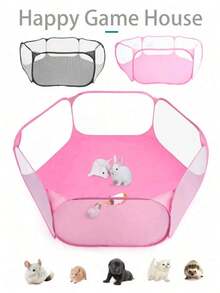 Portable Small Animal Exercise Playpen Foldable Outdoor Pet/Guinea Pig/Bubble Ball Tent - Multicolor - View 10