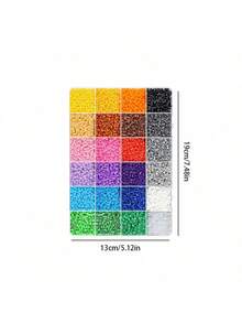 24 Colors MARD Fusion Beads Refill Pack, 2.6mm, Educational DIY Craft Supplies - Multicolor - View 3