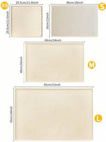 Zazumi 1 Silicone Pet Mat Placemats Solid Color - Multicolor - View 6