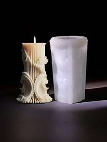 European Cylinder Silicone Mold For Aromatherapy Candle, DIY Handmade Pillar Candle Making Mould For Home Craft - Columnar candle mold - View 8
