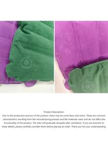 Highly Comfortable "Inflatable" Letter Design Pvc Flocked Inflatable Nap Pillow - Ideal For Travel & Camping, Self-Inflating Rectangular Sleeping Pad, Excellent Gift Recommendation For Vacation And Outdoor - Multicolor - View 8