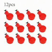 2-15 Piece Professional Chicken Feeder, Large Capacity Bird Feeder Suitable For Ducks, Chickens, Geese, Turkeys, Rabbits And Other Birds, Comes With A Hole Punching Tool For Assembly - Multicolor - View 18