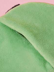 THE POWERPUFF GIRLS X SHEIN Grass Green Animation Card Bag, Three-Dimensional Hair Shape, Suitable For Putting Idou Small Cards, Work Cards, Campus Cards, Transportation Cards, Etc., Transparent PVC Window Design, Can Be Hung On The Bag - Powerpuff Girls - View 4